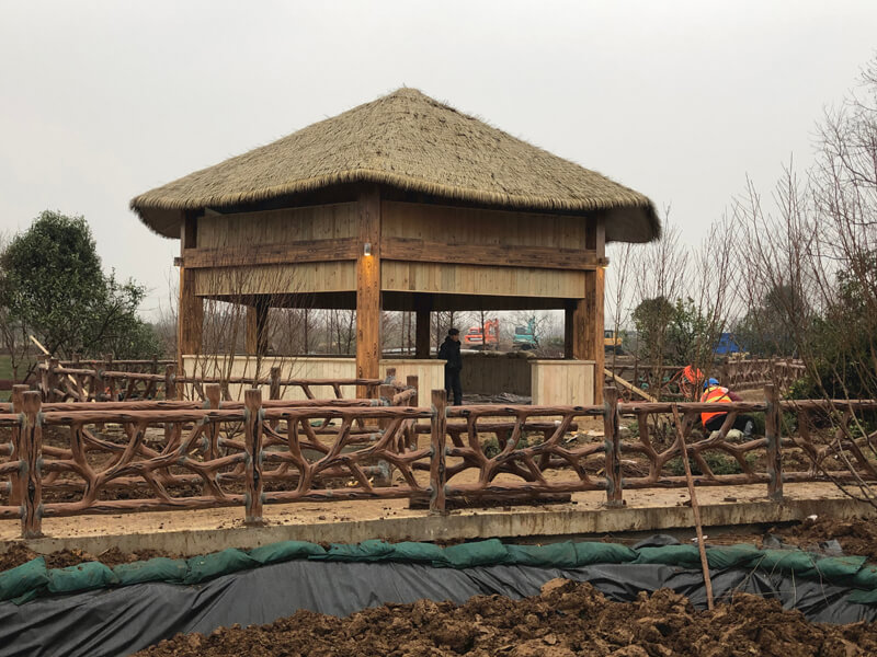 安徽滁州市南譙龍灣湖濕地度假村木紋漆.jpg