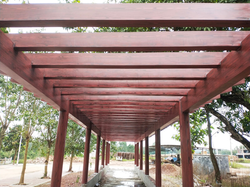 廣東茂名水泥長廊木紋漆.jpg